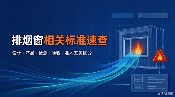 排烟窗相关标准速查：设计、产品、检测、验收、准入五类怎么分