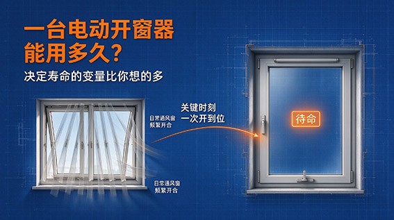 一台电动开窗器能用多久？决定寿命的变量比你想的多