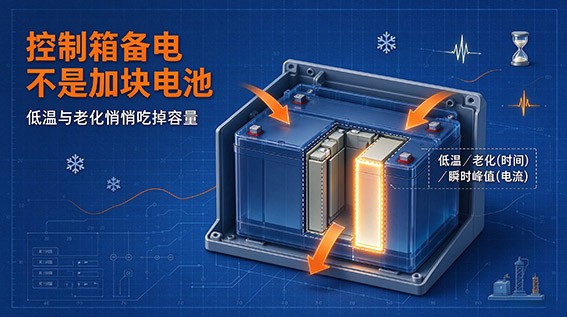 控制箱备电不是加块电池：低温与老化悄悄吃掉容量
