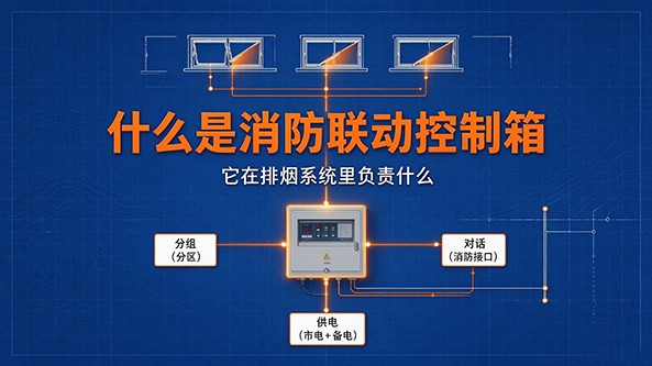 什么是消防联动控制箱？它在排烟系统里负责什么